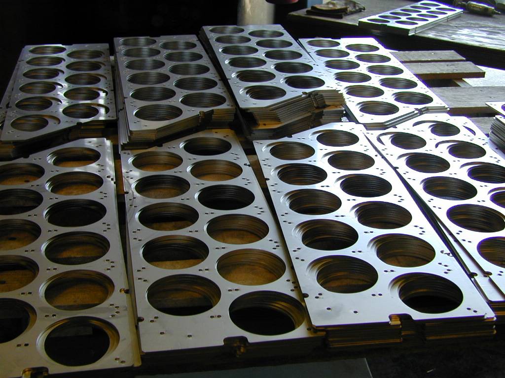 Laser Cut Deburred Stainless Plates